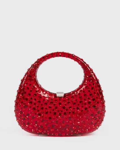 Charlie Red Evening Clutch