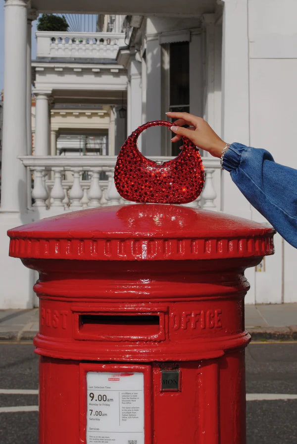 Charlie Red Evening Clutch