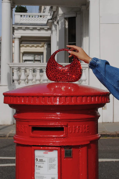 Charlie Red Evening Clutch