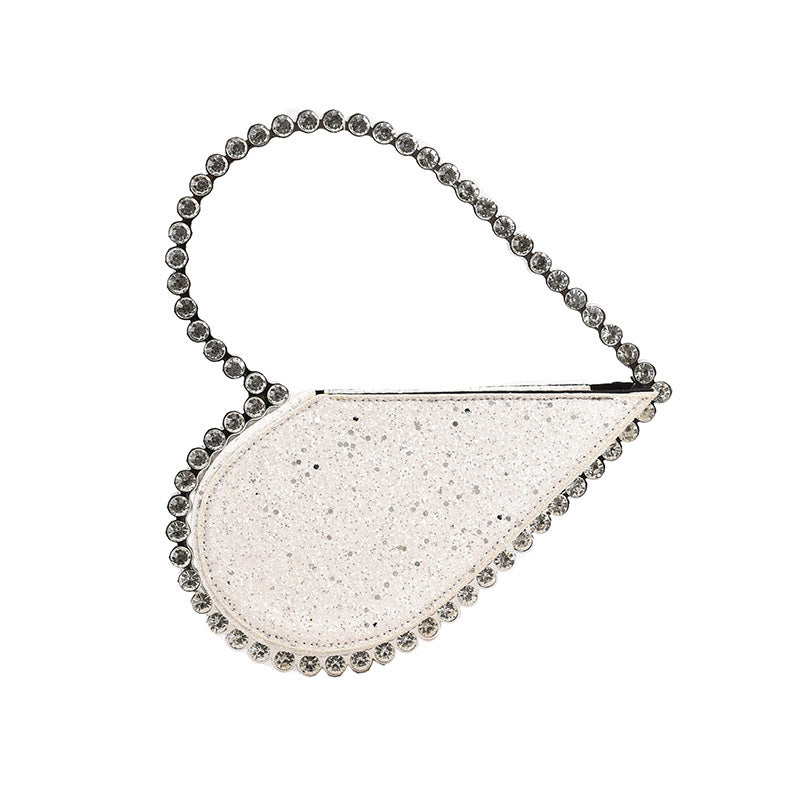 Amouré Glitter - The Heart Evening Clutch